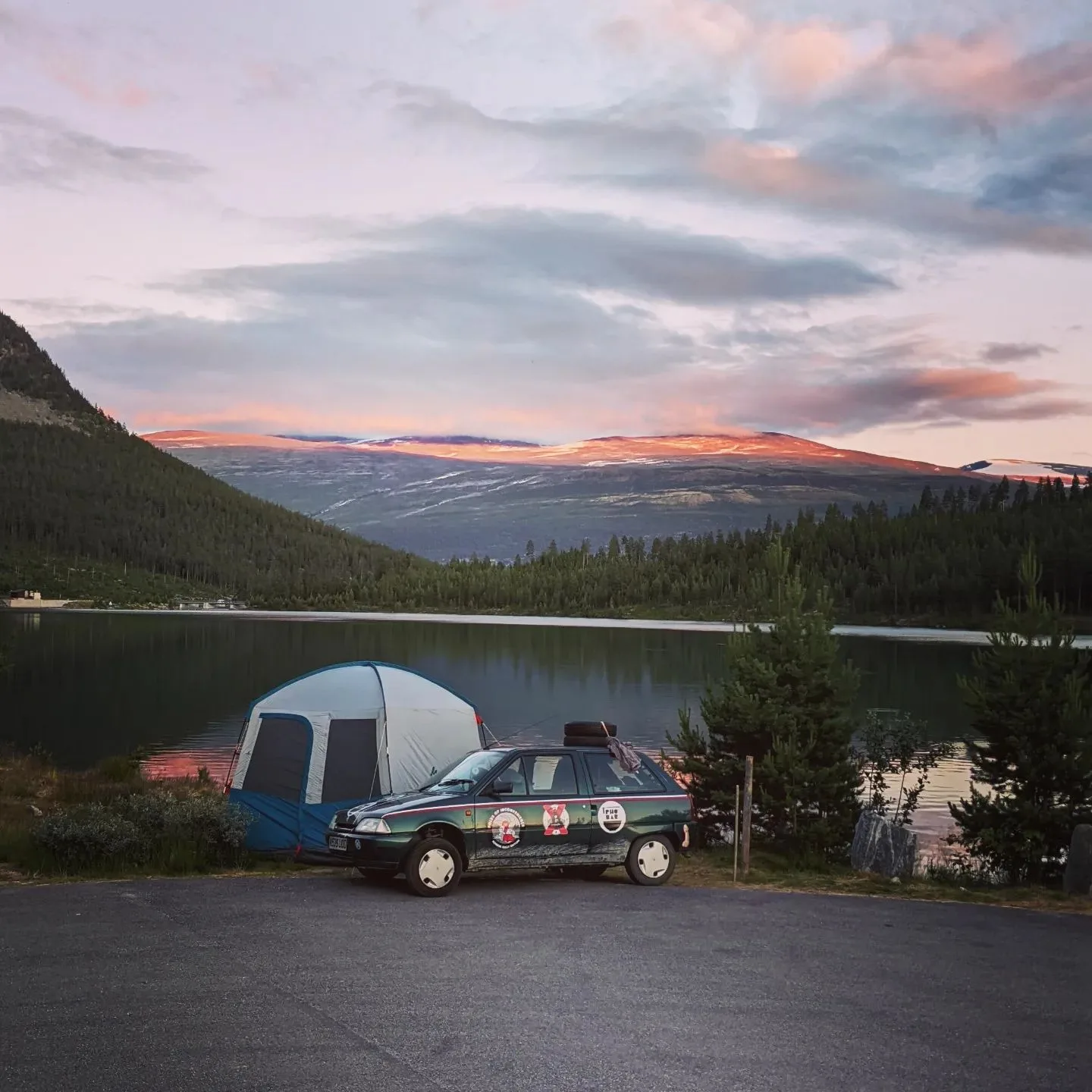 Norway wild camp