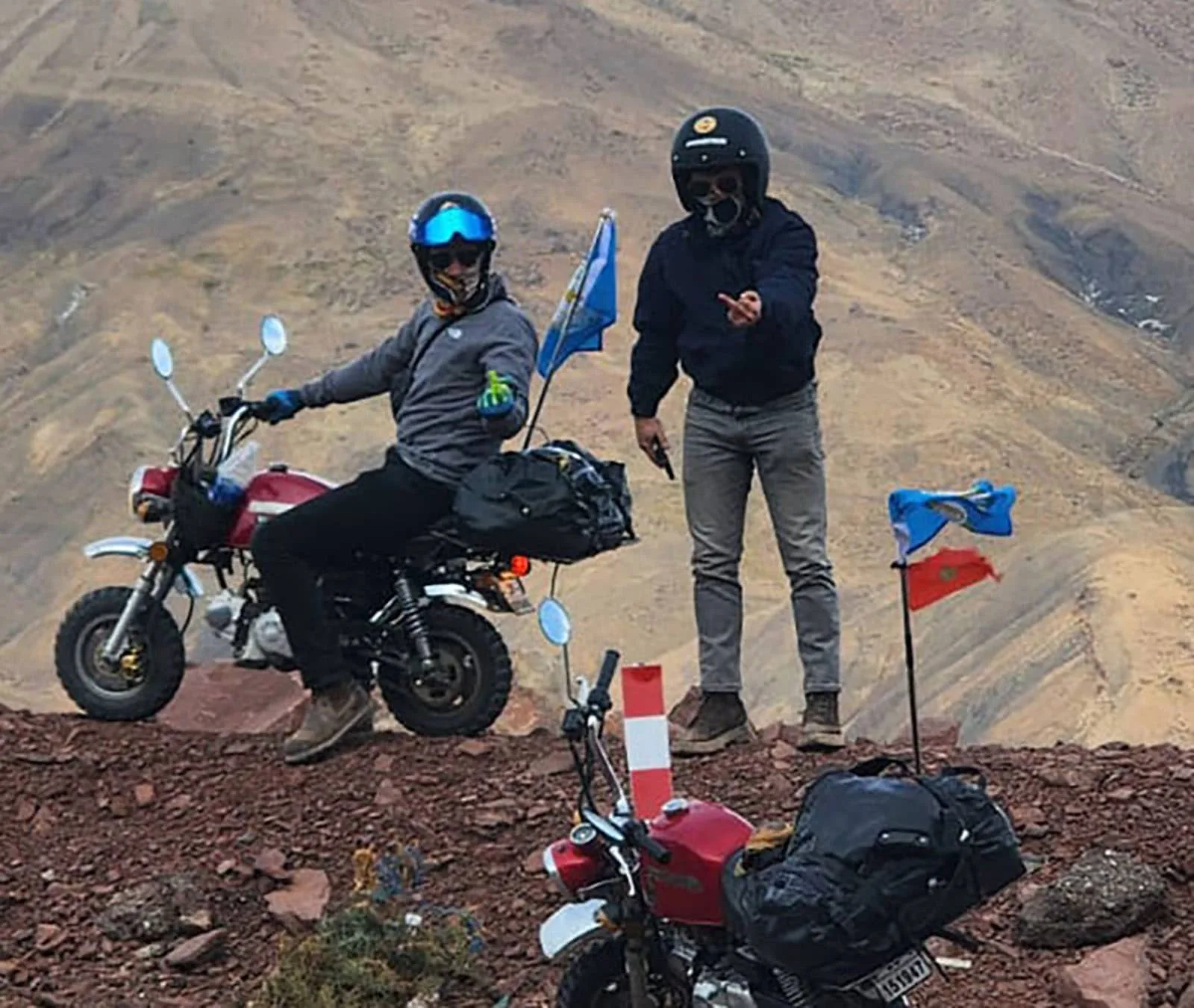 Mixed emotions (ok, mainly hatred) towards the monkey bike, Monkey Run Morocco October 2025.