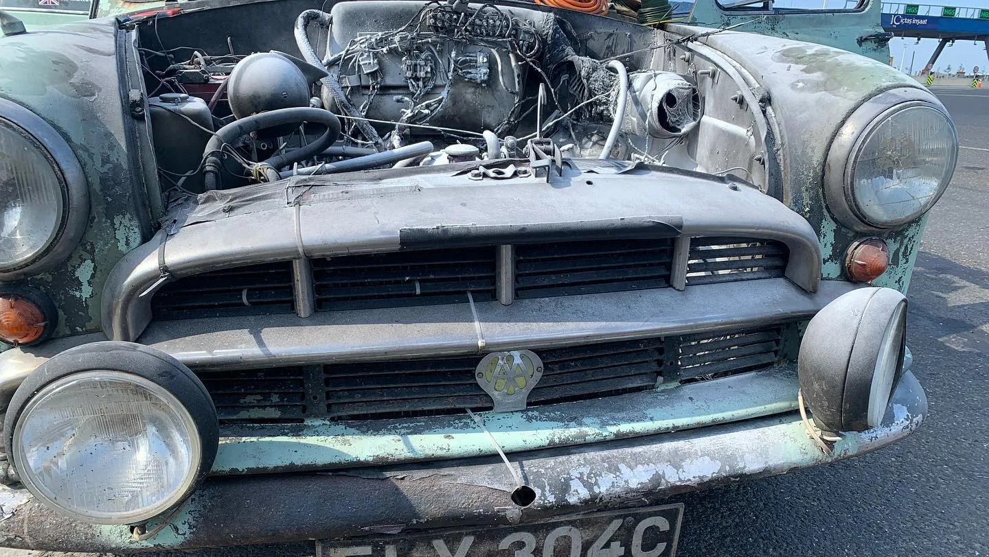 Engine fire in Istanbul