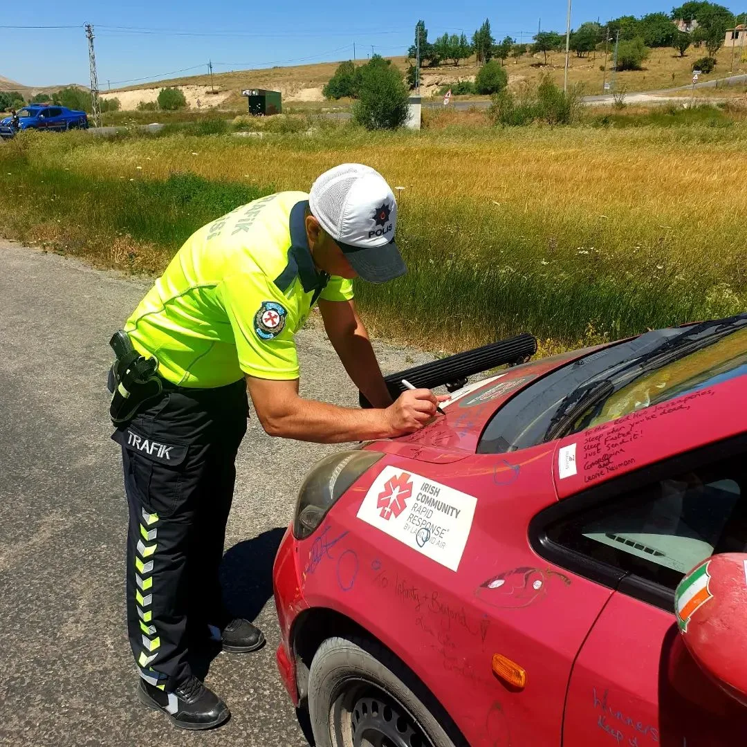 Turkish Police autograph