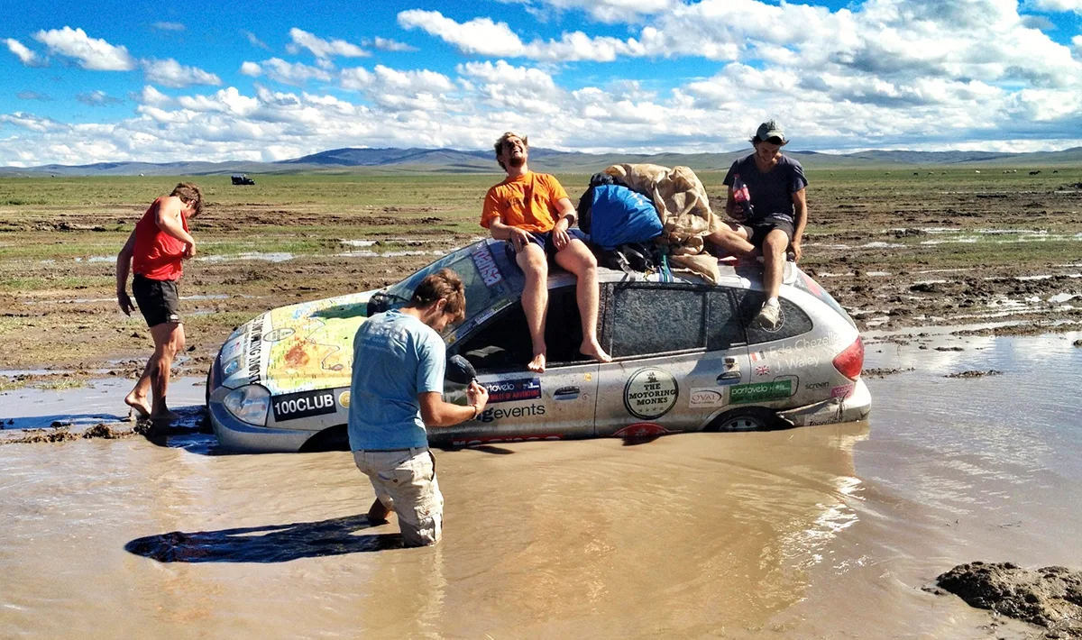 Motoring Monks on the Mongol Rally