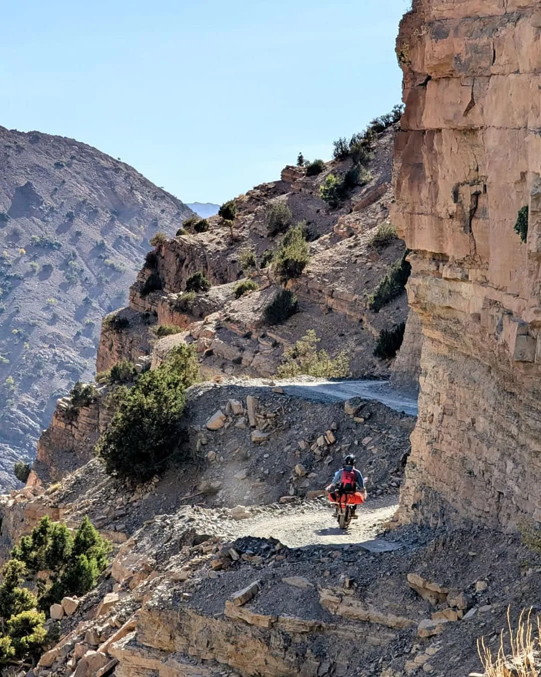 Tiny rider, big mountains. Monkey Run Morocco October 2025.