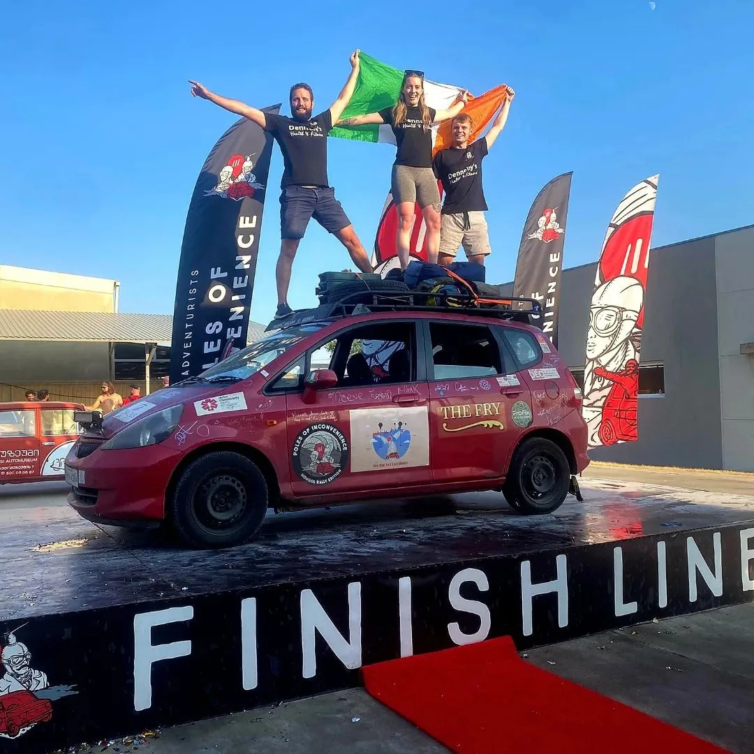 Finish Line in Tbilisi, Georgia