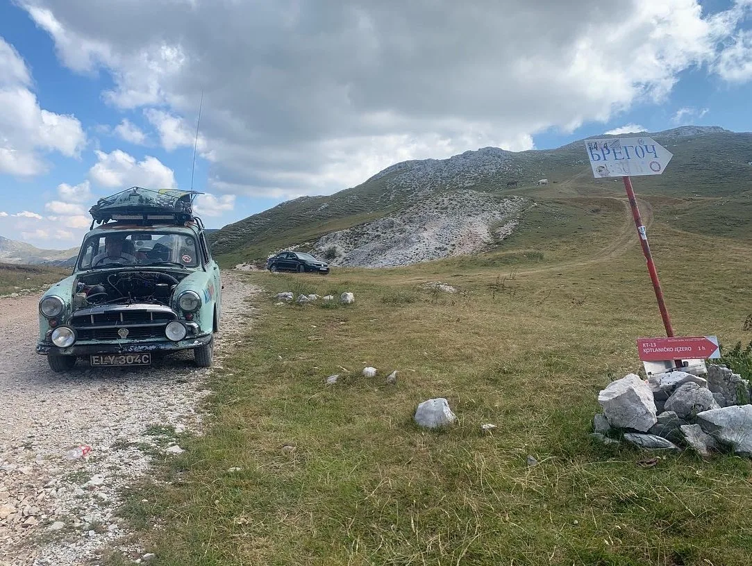 Team Gear Knobs on the Poles of Inconvenience - Zelengora Pass, Bosnia & Herzegovina Team Gear Knobs on the Poles of Inconvenience - Zelengora Pass, Bosnia & Herzegovina