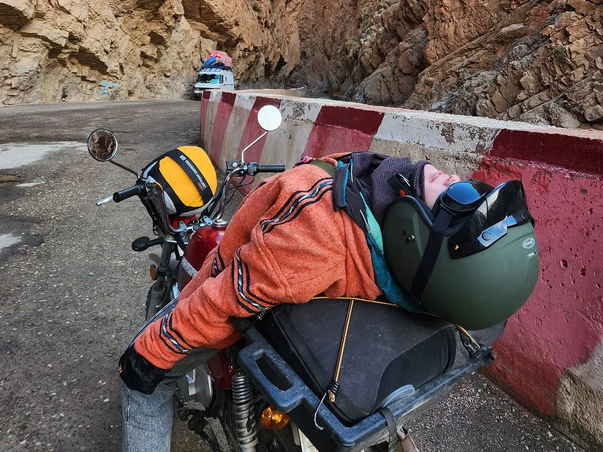 Losing the will to live is a common but temporary symptom of partaking in the Monkey Run...